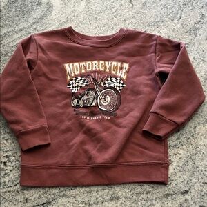 Motorcycle Graphic Kids Sweatshirt l 3T